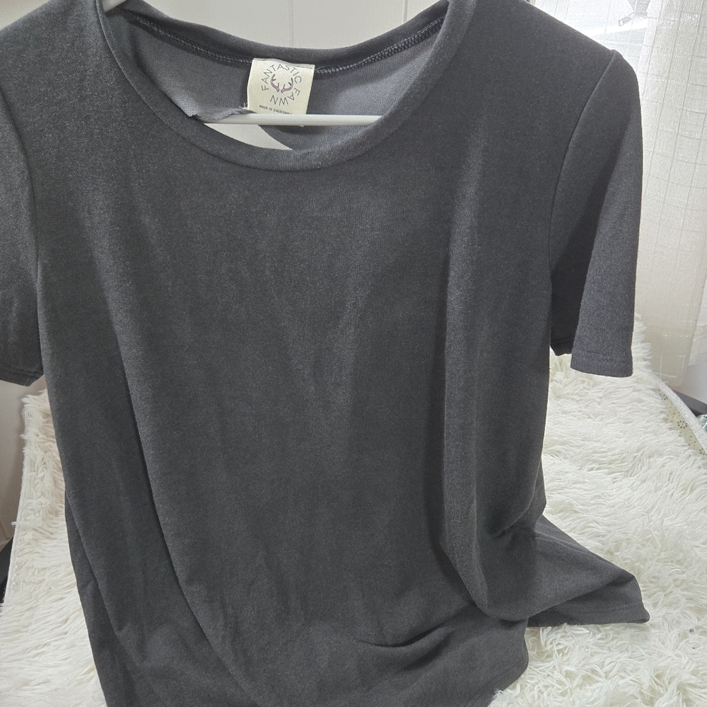 Fantastic Fawn Black Short Sleeve T-Shirt
